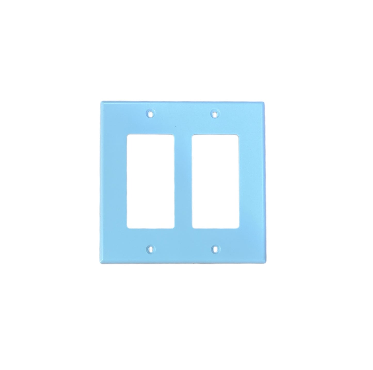 Screw-In Dual-Gang Decorator Switch Plate