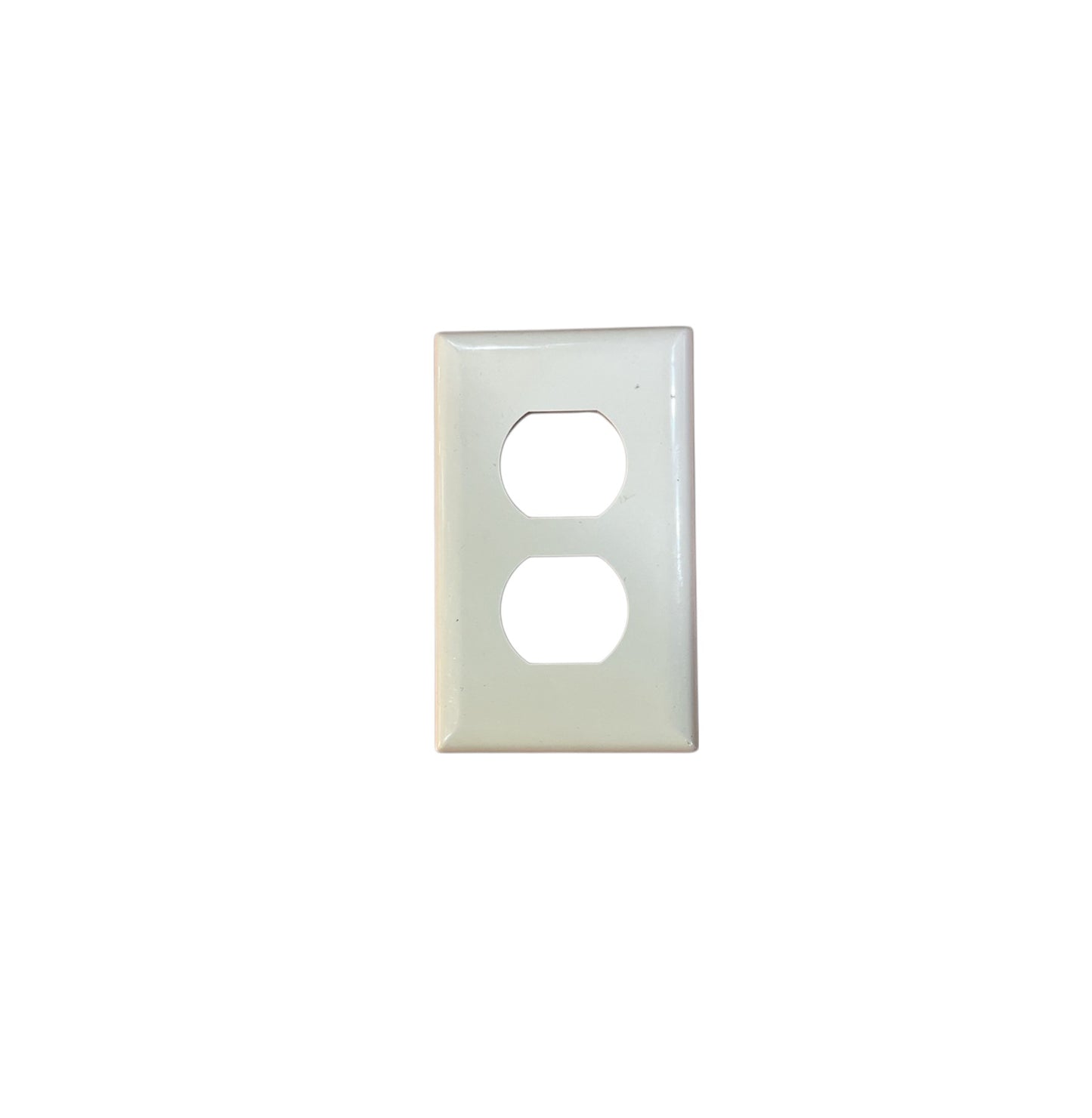 Snap-in Receptacle Plate (Ivory)