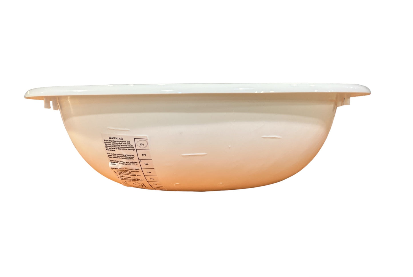 Plastic Bathroom Sink (Round)